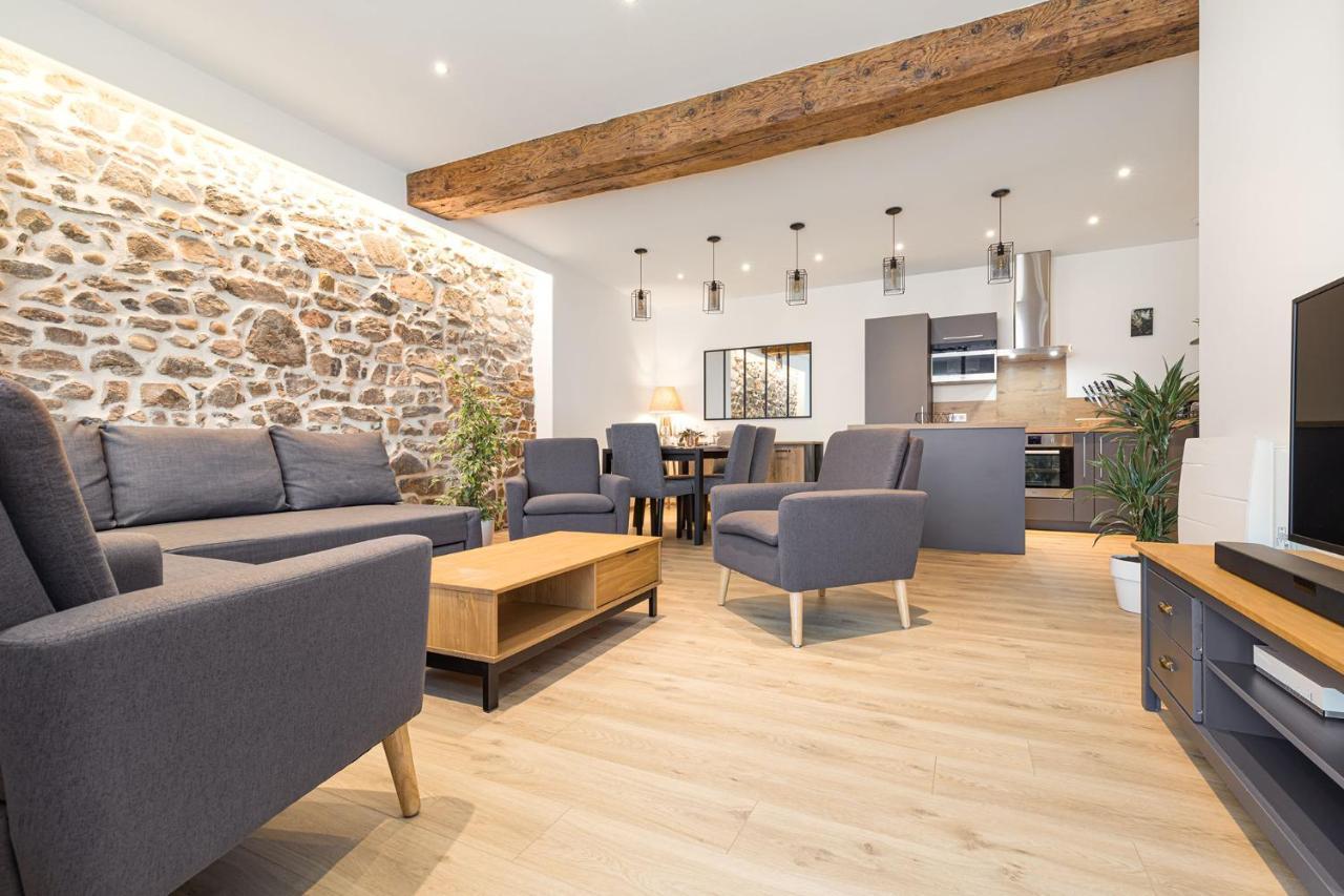 Design Et Charme, 100M2 Face A La Saone Apartment Lyon Bagian luar foto